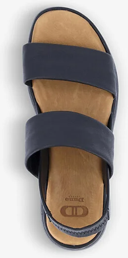 Womens Black-Leather Location Padded Leather Flatform Sandals Eur 39 / 6 Uk Women - Image 2