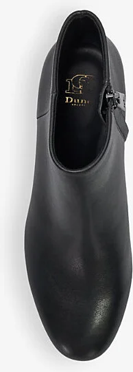 Womens Black Leather Perrie Heeled Leather Ankle Boots Eur 36 / 3 Uk Women - Image 2