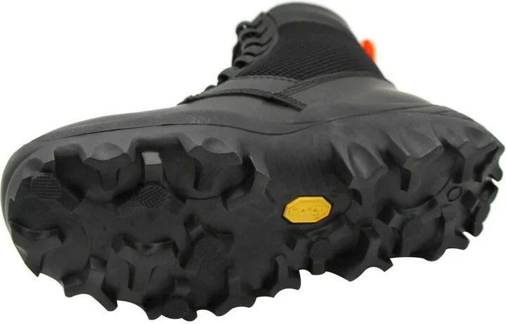 Women's Black Leather Reflective Patch With Orange Pull Boots MES9ARA81BK (37 EU / 7 US) - Image 6