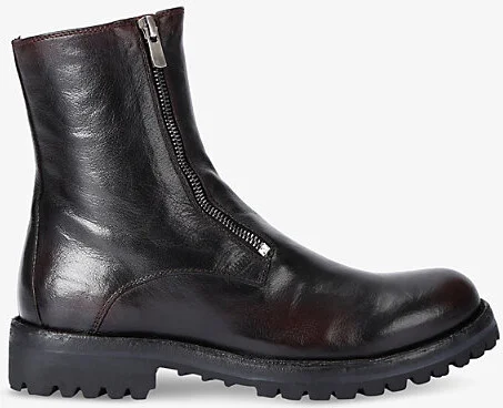 Womens Black Loraine 026 Leather Ankle Boots Eur 37.5 / 4.5 Uk Women