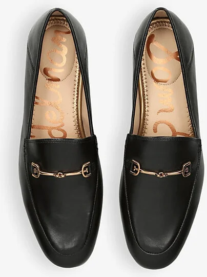 Womens Black Loraine Leather Loafers Eur 37.5 / 4.5 Uk Women - Image 2