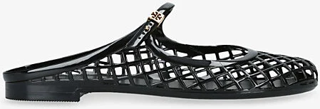 Womens Black Mellow Mary Jane Jelly Shoes Eur 39 / 6 Uk Women
