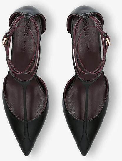Womens Black Mia Leather Pumps 2' Eur 39 / 6 Uk Women - Image 2