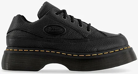 Womens Black Milled Nappa Buzz 5 Eye Leather Shoes Eur 41 / 8 Uk Women