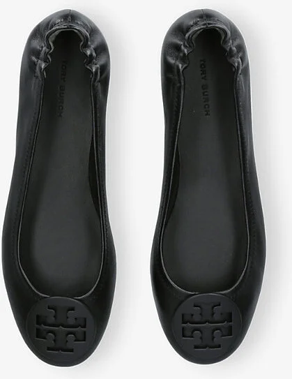 Womens Black Minnie Leather Ballet Flats Eur 38.5 / 5.5 Uk Women - Image 2