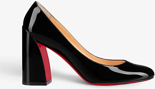Womens Black Miss Sab 85 Patent-Leather Courts Eur 38/5 Uk Women