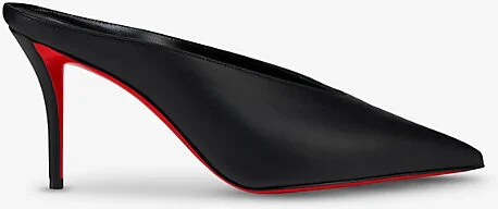 Womens Black Miss Z Slimimule 80 Leather Mules Eur 39 / 6 Uk Women