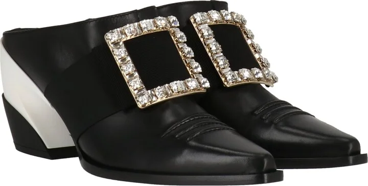 Womens Black Mule