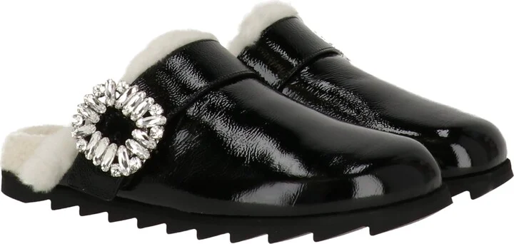 Womens Black Mule