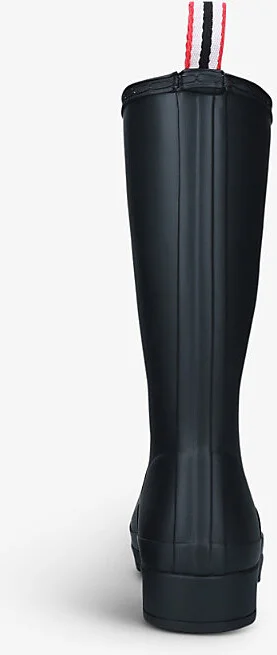 Womens Black Original Play Tall Rubber Wellington Boots Eur 38/5 Uk Women - Image 2
