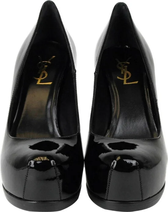Women's Black Patent Leather Tribtoo 80 Platform Pump 209947 1000 - Image 4