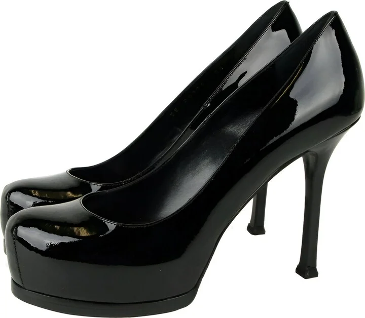 Women's Black Patent Leather Tribtoo 80 Platform Pump (36 EU / 6 US) - Image 2
