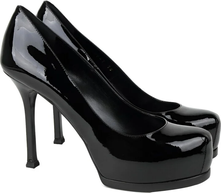 Women's Black Patent Leather Tribtoo 80 Platform Pump (36 EU / 6 US) - Image 4