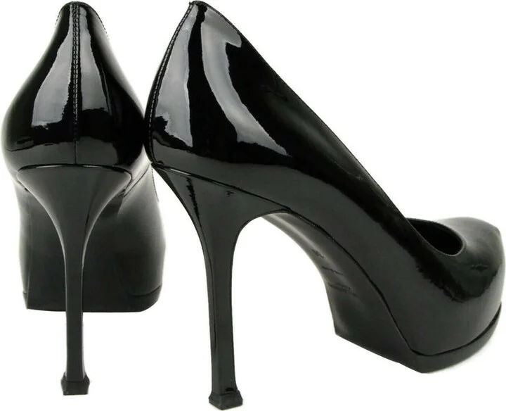 Women's Black Patent Leather Tribtoo 80 Platform Pump (36 EU / 6 US) - Image 5