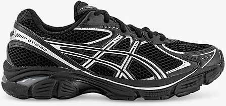 Womens Black Pure Silver Gt-2160 Mesh Low-Top Trainers 7.5