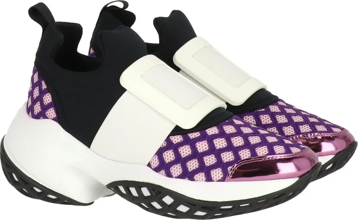 Womens Black/Purple Sneaker