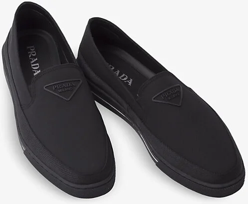 Womens Black Re-Nylon Nylon Low-Top Trainers Eur 46 / 12 Uk Men - Image 2