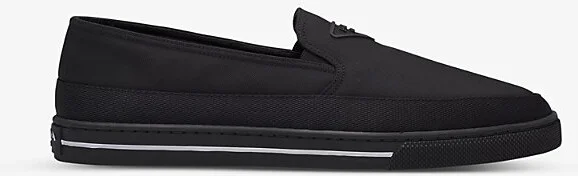 Womens Black Re-Nylon Nylon Low-Top Trainers Eur 46 / 12 Uk Men