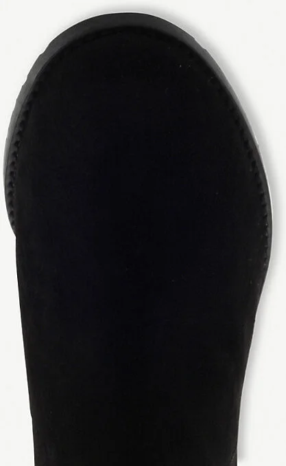 Womens Black Reserve Suede Over-The-Knee Boots Eur 34.5 / 1.5 Uk Women - Image 2