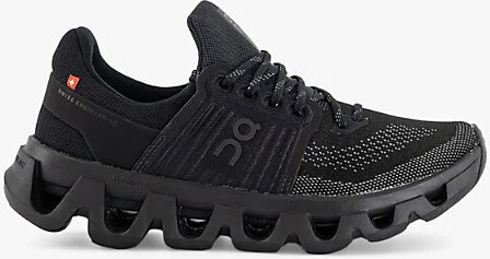 Womens Black Rock F Cloudswift 4 Mesh and Shell Low-Top Trainers 6.5