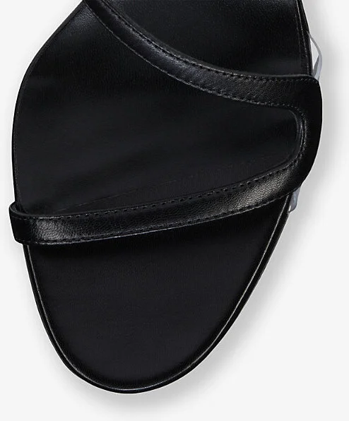 Womens Black Rosalie 55 Leather Sandals Eur 39 / 6 Uk Women - Image 2