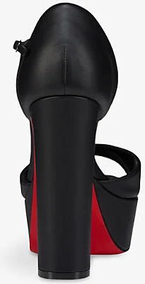Womens Black Sandaloo 130 Leather Heeled Sandals Eur 37 / 4 Uk Women - Image 2
