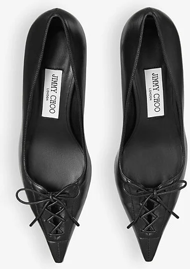 Womens Black Scarlett 50 Leather Courts Eur 42/ 9 Uk Women - Image 2