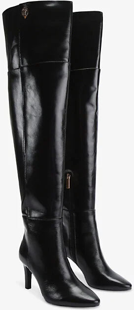 Womens Black Shoreditch Leather Knee-High Boots Eur 40 / 7 Uk Women - Image 2