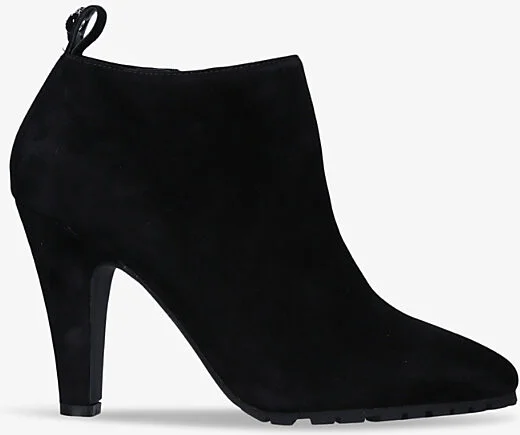 Womens Black Shoreditch Suede Booties Eur 36 / 3 Uk Women
