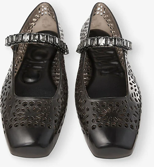Womens Black/Smoke The Jelly Tpu Ballet Flats Eur 38/5 Uk Women - Image 2