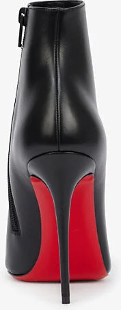 Womens Black So Kate 100 Leather Heeled Ankle Boots 4 - Image 2