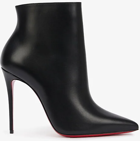 Womens Black So Kate 100 Leather Heeled Ankle Boots 4