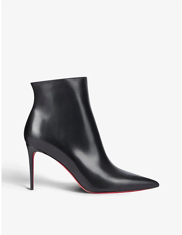 Womens Black So Kate 85 Leather Heeled Boots Eur 37.5 / 4.5 Uk Women