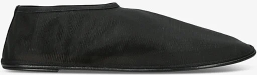 Womens Black Sock Slip-On Mesh Shoes Eur 39 / 6 Uk Women