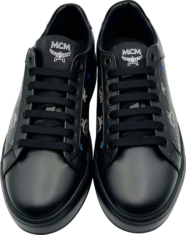 Women's Black Spectrum Diamond Rainbow Logo Visetos Sneakers (37 EU / 7 US) - Image 3