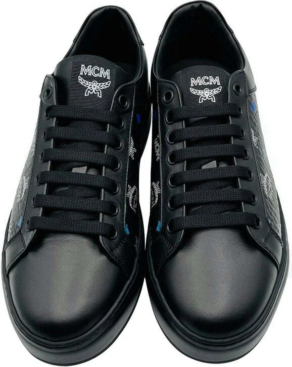 Women's Black Spectrum Diamond Rainbow Logo Visetos Sneakers MES9SMM08BA (37 EU / 7 US) - Image 3