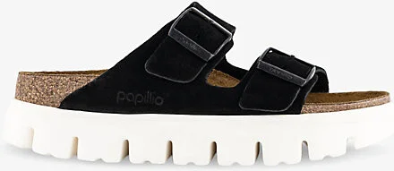 Womens Black Suede Arizona Chunky Suede Sandals Eur 36 / 3 Uk Women