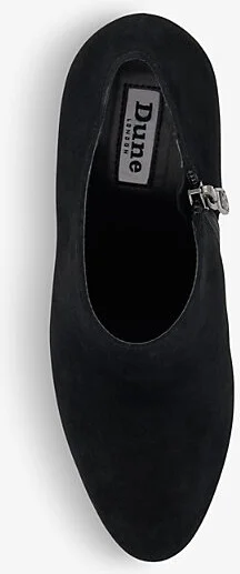 Womens Black-Suede Opinion Block-Heel Suede Ankle Boots Eur 40 / 7 Uk Women - Image 2