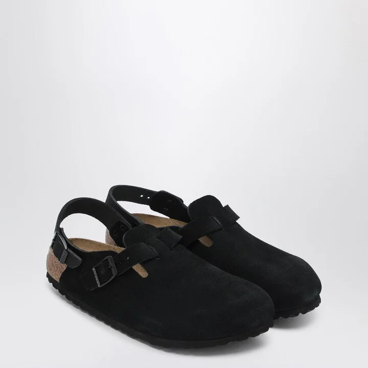 Women's Black Suede Tokyo Loafers