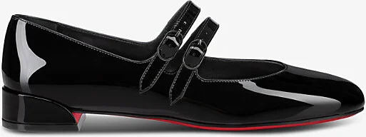 Womens Black Sweet Jane Patent-Leather Heeled Pumps Eur 37.5 / 4.5 Uk Women