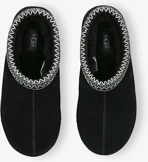 Womens Black Tasman II Suede Slippers Eur 39 / 6 Uk Women - Image 2