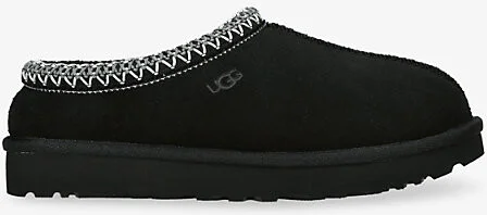 Womens Black Tasman II Suede Slippers Eur 39 / 6 Uk Women