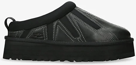 Womens Black Tazz Sunwave Leather Shoes Eur 37 / 4 Uk Women