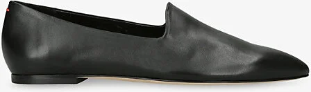 Womens Black Vanna Leather Loafers Eur 39 / 6 Uk Women