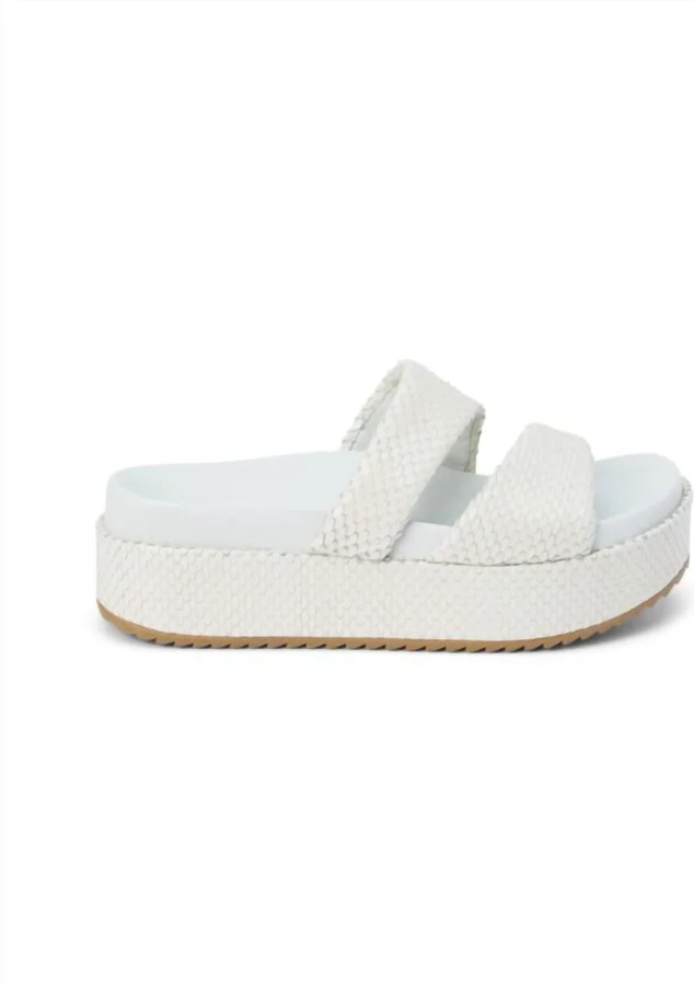 Women's Blaine Platform Sandal In White Snake