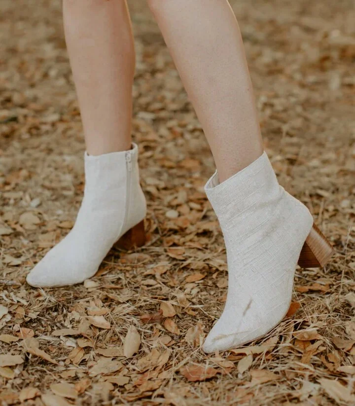 Women's Blair Ankle Boot In Ivory