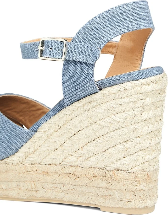 Women's Blaudell 115MM Espadrille Wedge Sandals - Black - Size 5 - Image 10