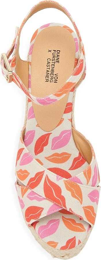 Women's Blaudell DVF Wedge Espadrilles - Rose Multi - Size 5 - Image 5
