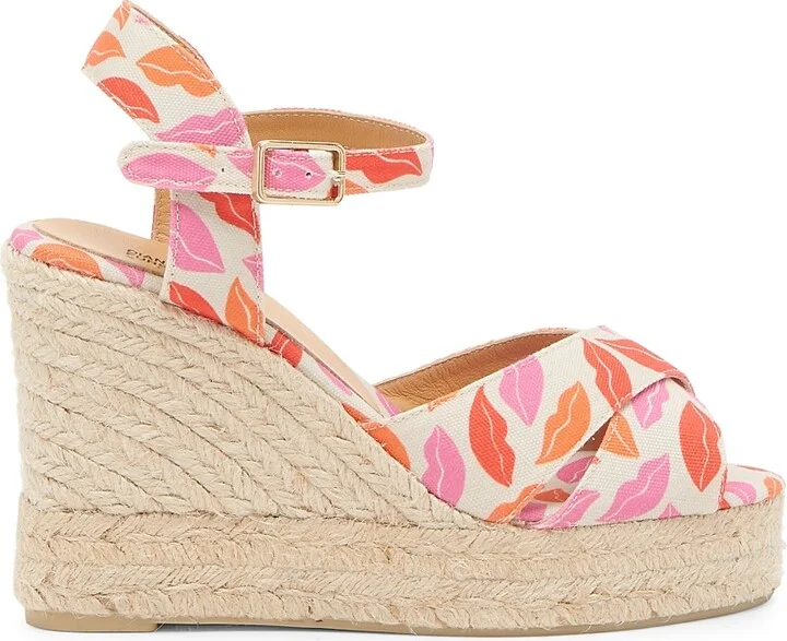 Women's Blaudell DVF Wedge Espadrilles - Rose Multi - Size 5