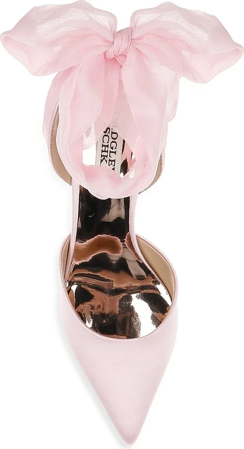 Women's Blaze 75MM Satin Ankle-Wrap Pumps - Blossom - Size 5 - Image 5